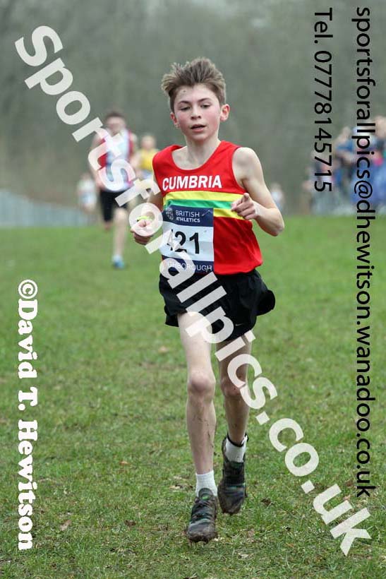 Boys under-13s Inter Counties Cross Country, Prestwold Hall, Loughborough. Photo: David T. Hewitson/Sports for All Pics